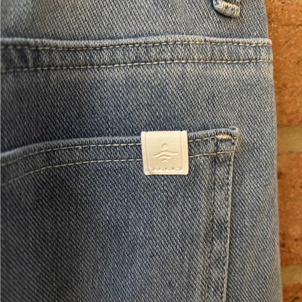 Halara Brand NWT Wide Leg Light Blue Women’s Jeans Small Petit - Picture 8 of 9